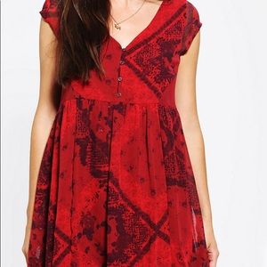Red Ecote Dress | Summer Dress